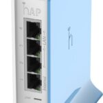 MikroTik hAP lite tower | WiFi Router | RB941-2nD-TC, 2,4GHz, 4x RJ45 100Mb/s