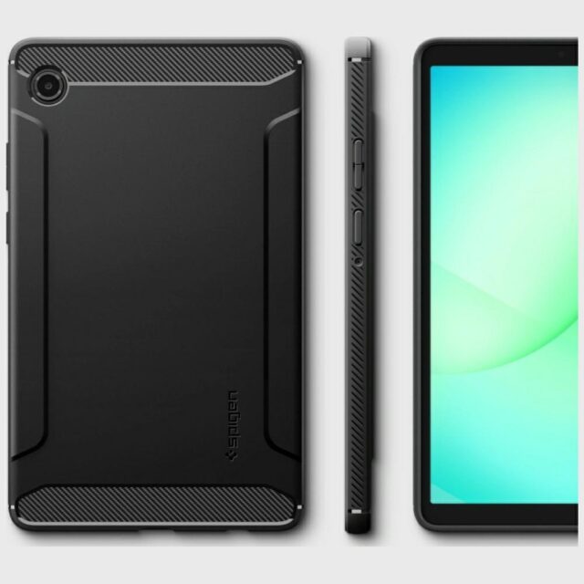 Etui Spigen Rugged Armor do Samsung       Galaxy Tab A11 czarny - imagine 4