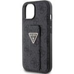 Guess GUHCP15SPGS4TDK iPhone 15 / 14 / 13 6.1" black hardcase Grip Stand 4G Triangle Strass - imagine 6
