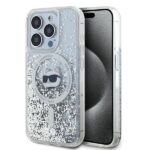 Karl Lagerfeld KLHMP13XLGCHSGH iPhone13 Pro Max 6.7" hardcase transparent Liquid Glitter Choupette H