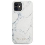 Guess GUHCP12SPCUMAWH iPhone12 mini 5,4" white hardcase Marble - imagine 6
