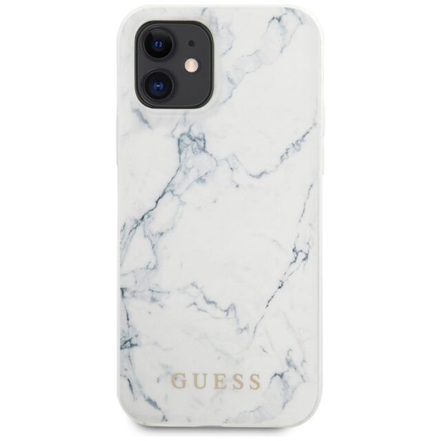 Guess GUHCP12SPCUMAWH iPhone12 mini 5,4" white hardcase Marble - imagine 6