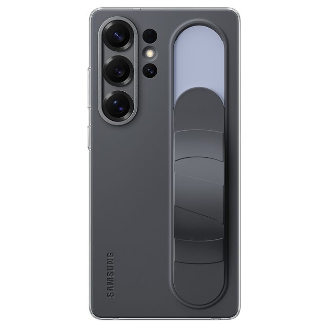 Samsung Standing Grip case for Galaxy S25 Ultra black - imagine 3