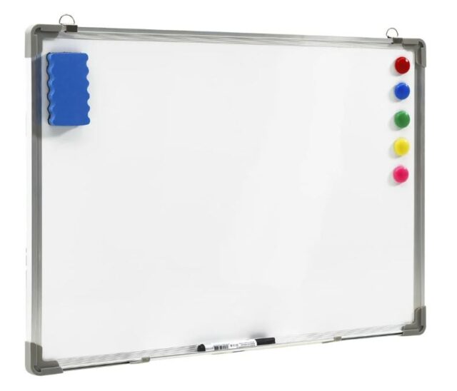 White dry-erase magnetic board 60 x 90 cm + accessories - imagine 2