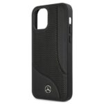Mercedes MEHCP12MCDOBK iPhone 12/12 Pro 6,1" black hardcase Leather Perforated Area - imagine 6