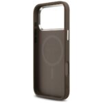Case Guess 4G Triangle Logo MagSafe for iPhone 17 Pro Max brown - imagine 7