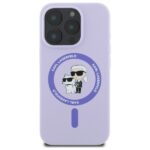 Karl Lagerfeld KLHMP16LSCMKCRHU iPhone 16 Pro 6.3" purple hardcase Silicone Karl&Choupette - imagine 3