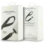 Universal lanyard Guess CBDY 4G Tether Patch Strass Metal Logo black - imagine 5