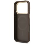 Case Guess Peony Hot Stamp MagSafe for iPhone 17 Pro brown - imagine 7