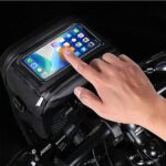 WILDMAN GS9 Bike Frame Bag Bike Holder Black - imagine 3