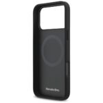 Case Mercedes Leather Laurel Leaves Stripes MagSafe for iPhone 17 Pro Max blue - imagine 7