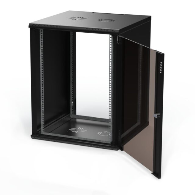 Extralink Premium 15U 600x600 Black | Rack cabinet | tool-free mounting, wall-mounted - imagine 4