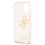 Guess GUHCP13SPCUGL4GGO iPhone 13 mini 5,4" gold hard case Glitter 4G Big Logo - imagine 7