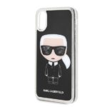 Karl Lagerfeld KLHCI61ICGBK iPhone Xr black Iconic Glitter - imagine 3