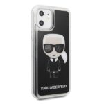 Karl Lagerfeld KLHCN61ICGBK iPhone 11 6,1" / Xr black Iconic Glitter - imagine 5