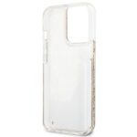 Guess GUHCP13LLFLSD iPhone 13 Pro / 13 6,1" gold hardcase Paisley Liquid Glitter - imagine 7