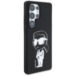 Karl Lagerfeld Silicone Graffiti Ikonik Printed Logo MagSafe Case for Samsung Galaxy S25 Ultra Black - imagine 4