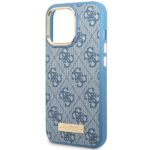 Guess GUHMP14XU4GPRB iPhone 14 Pro Max 6,7" blue hard case 4G Logo Plate MagSafe - imagine 6