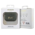 Guess GUAP2GLGSHA AirPods Pro 2 (2022/2023) cover khaki Glitter Flake 4G Charm - imagine 4