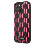 Karl Lagerfeld KLHCP13MMNMP1P iPhone 13 / 14 / 15 6,1" hardcase pink Monogram Plaque - imagine 2