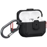 Case Skinarma Mecha LE for AirPods Pro 3 black - imagine 2