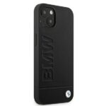BMW BMHCP13SSL LBK iPhone 13 mini 5.4" black hardcase Signature Logo Imprint - imagine 4