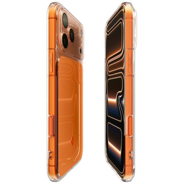 Etui Spigen Ultra Hybrid T Mag MagSafe    do iPhone 17 Pro Max pomarańczowy - imagine 6