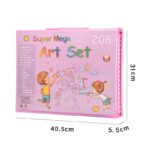 Extralink Art Set for Painting, 208-Piece Art Supplies - imagine 8