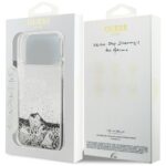 Guess Liq. Glitter Charms Case for iPhone 17 Pro Max Silver - imagine 8