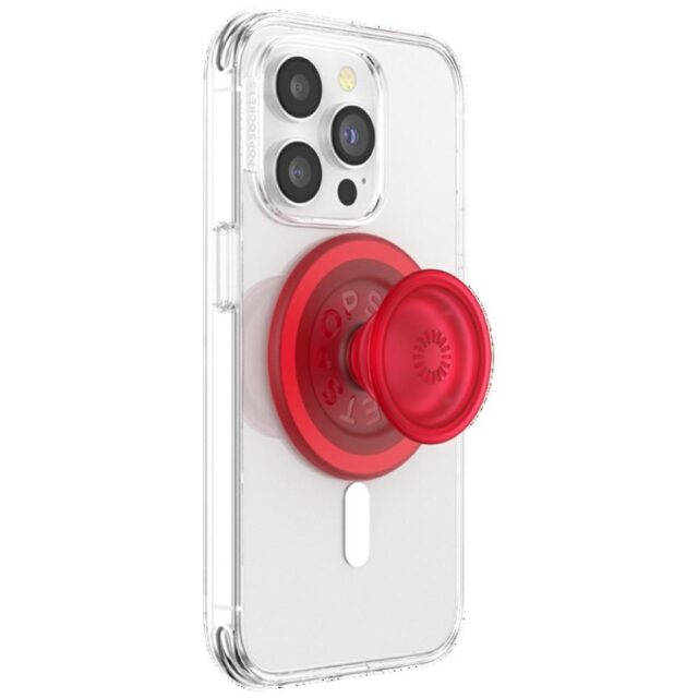 Uchwyt i podstawka do telefonu            Popsockets Blanchette Red MagSafe czerwony 808974 - imagine 3