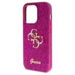 Guess GUHCP15LHG4SGU iPhone 15 Pro 6.1" purple hardcase Glitter Script Big 4G - imagine 6