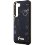 Guess GUHCS23SHTMRSK S23 S911 black hardcase Golden Marble Collection - imagine 6