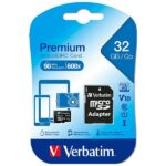 Verbatim 32GB microSDHC Card V10 + Adapter black 44083 - imagine 9