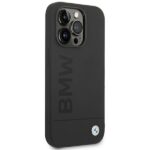 BMW BMHMP14LSLBLBK iPhone 14 Pro 6,1" black hardcase Silicone Signature Logo Magsafe - imagine 5