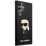 Karl Lagerfeld KLHCS23LSNIKBCK S23 Ultra S918 hardcase black Silicone Ikonik - imagine 4