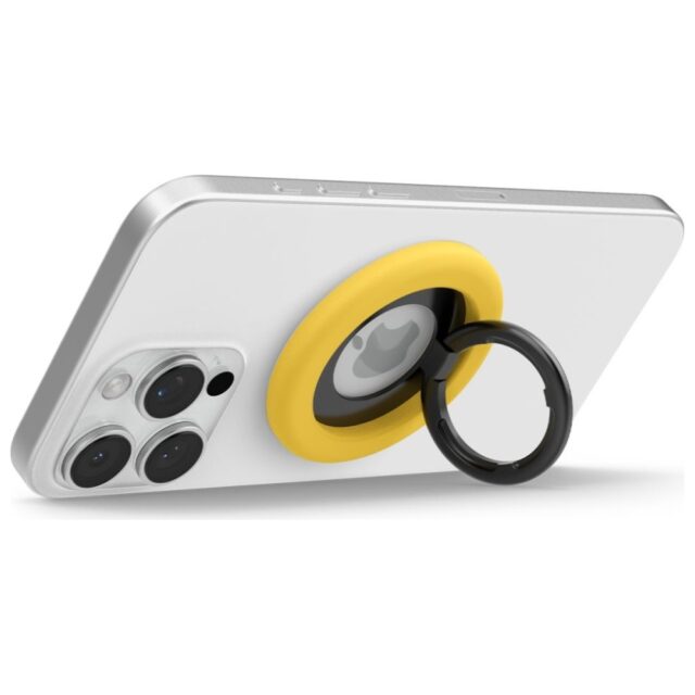 Magnetic holder Spigen Nano Pop MagSafe yellow - imagine 5