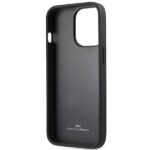 Case BMW BMHCP13LREELK iPhone 13 Pro / 13 6.1" black hardcase Leather Emboss - imagine 7