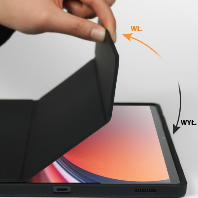 Case Araree A Folio for Samsung Galaxy Tab S11 black - imagine 4