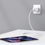 USAMS Charger 2xUSB-C+1xUSB 65W(only head) GaN PD3.0 +QC3.0 Fast Charging purple/gradient purple San - imagine 6