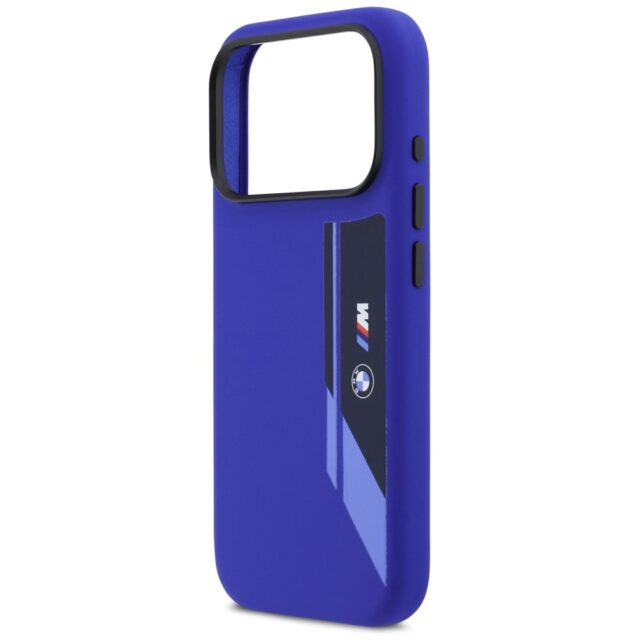 Case BMW M Silicon Vertical Logo MagSafe for iPhone 17 Pro navy - imagine 6
