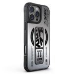 Skinarma case Kira Kobai iPhone 16 Pro Max 6.9" Magnetic Charging Grip Stand chrome - imagine 3