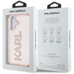 Case Karl Lagerfeld IML Rhinestones Logo for iPhone 16 pink - imagine 8