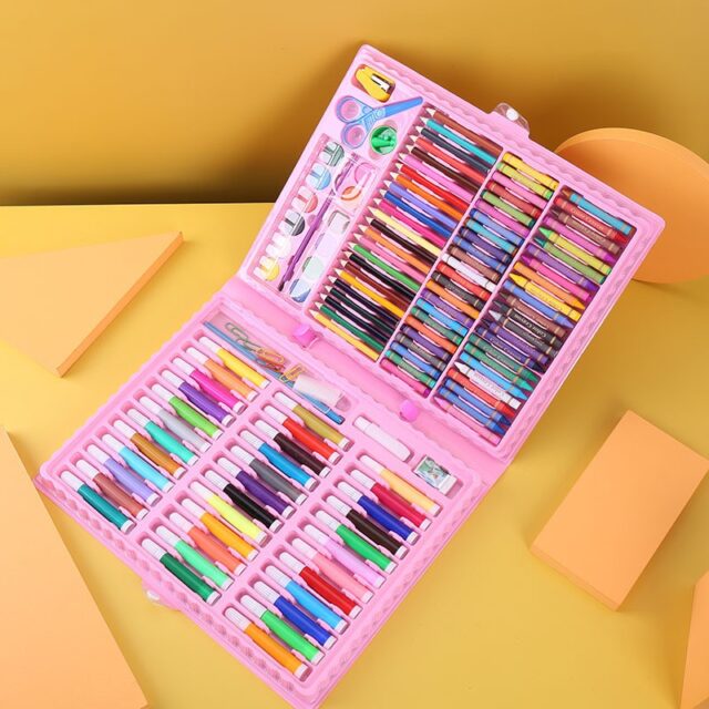 Extralink Art Set for Painting, 150-Piece Art Set - imagine 7