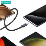 USAMS Cable USB-C to Lightning 30W 0.25mFast Charging steel/tarnish SJ679USB01 (US-SJ679) - imagine 3