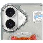 Nimmy Glasses Cool Cat MagSafe case for iPhone 16 grey - imagine 6