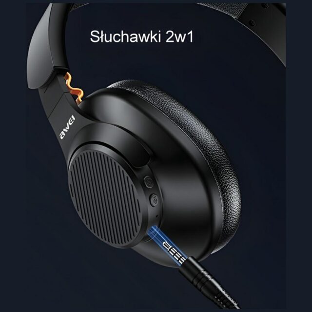 AWEI A997BL Bluetooth On-Ear Headphones Black - imagine 6