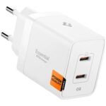 Ładowarka sieciowa Spigen Essential       EE472EU 47W 2xUSB-C biały