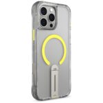 Case Skinarma Helix for iPhone 16 Pro Max Magnetic Charging 360 Rotating Stand transparent - imagine 5
