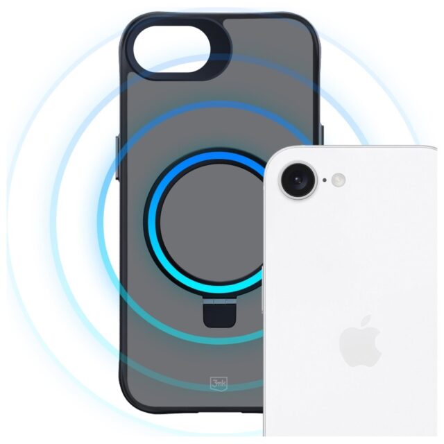 Apple iPhone 16E - 3mk Smoke Case Mag&Stand - imagine 4