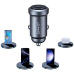 USAMS CC321 car charger Aluminum 30W PD USB-C tarnish - imagine 3